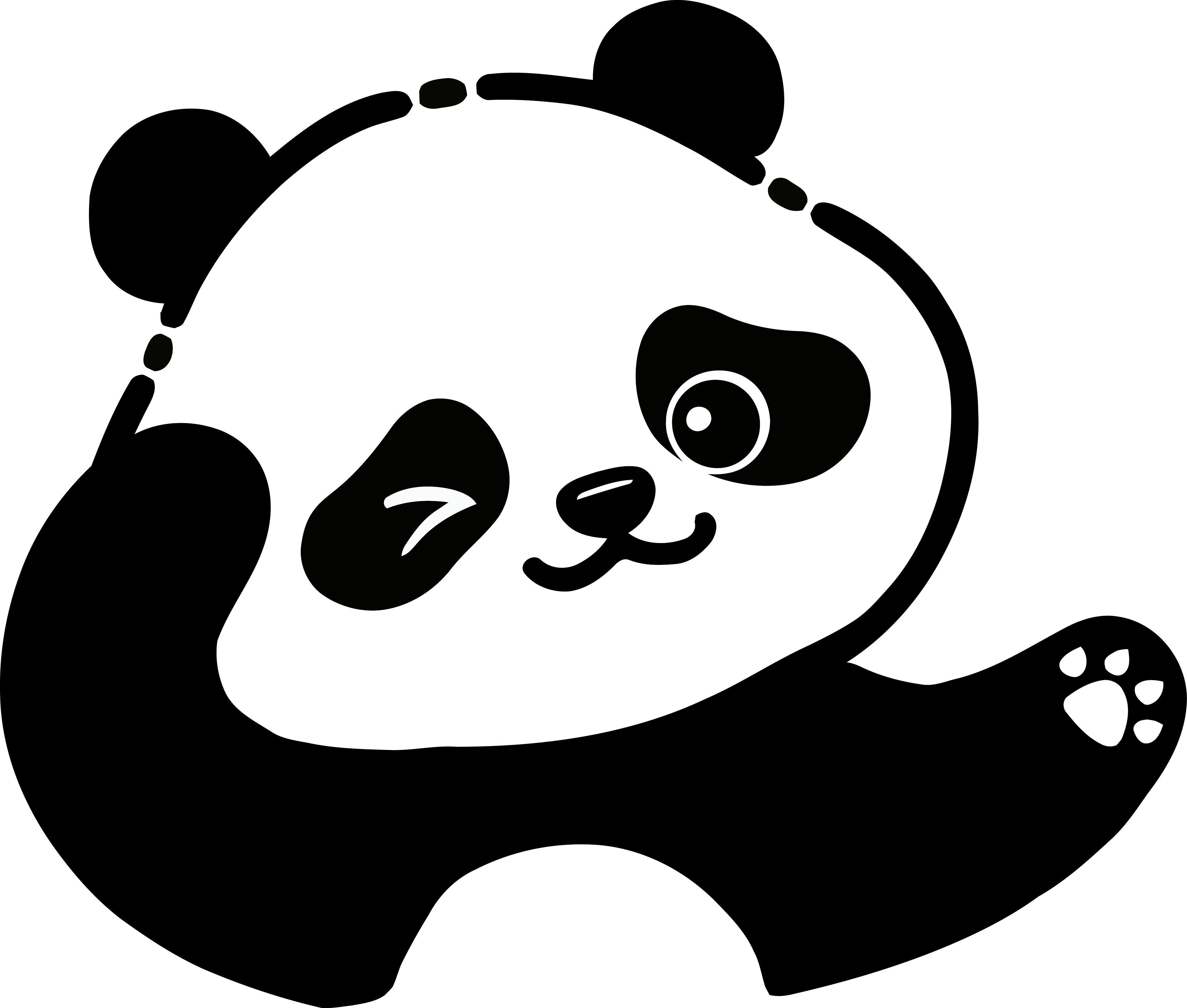 パンダのアイコン